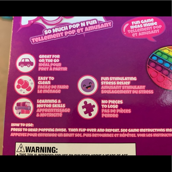 Round Rainbow Watermelon Scent Popit Pop It Fidget - Picture 14 of 15